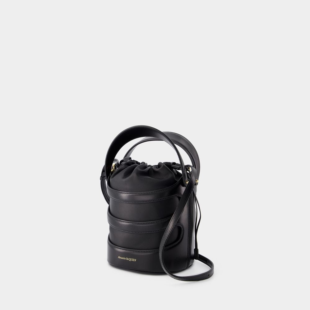 Alexander Mcqueen Rise Bag - Leather - Black