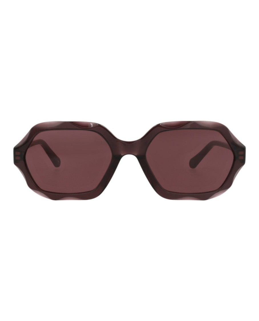 Chloé Square-Frame Sunglasses In Recycled Acetate