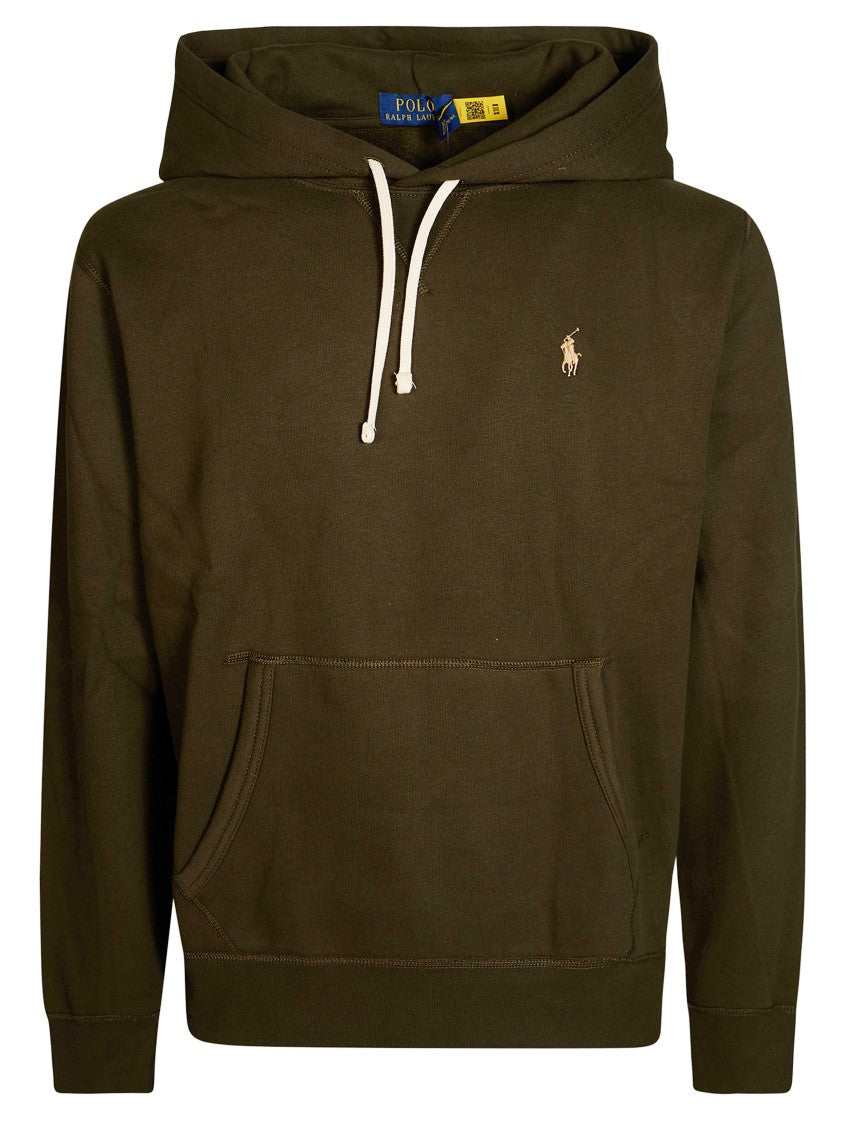 Polo Ralph Lauren Deep Olive Green Long-Sleeve Knit Hoodie