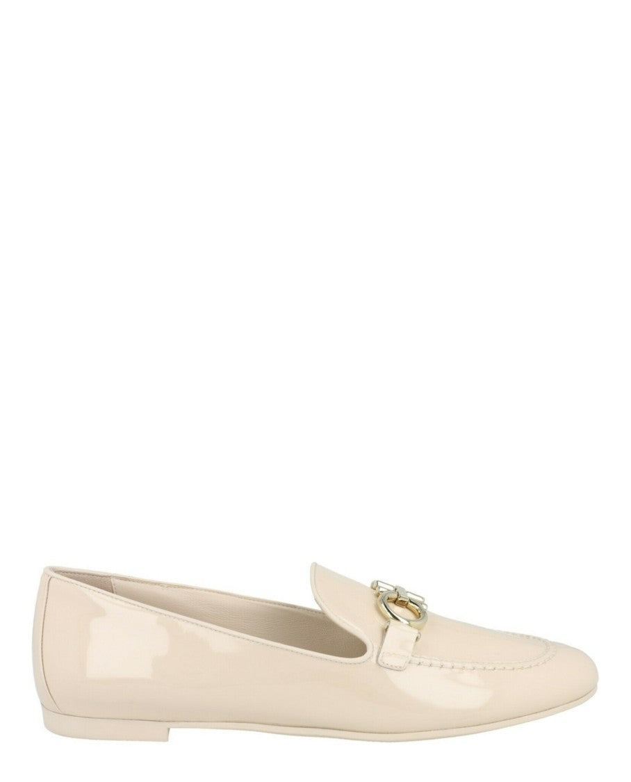Ferragamo Trifoglio Patent Leather Loafers