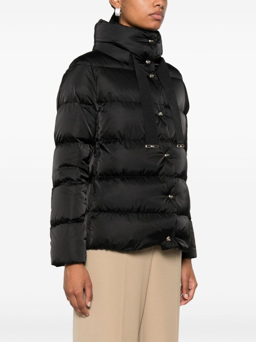 Herno Lightweight Puffer Jacket With High Collar