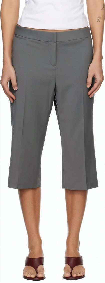 Paloma Wool Tailored Knee-Length Suit Pants With Concealed Waistband