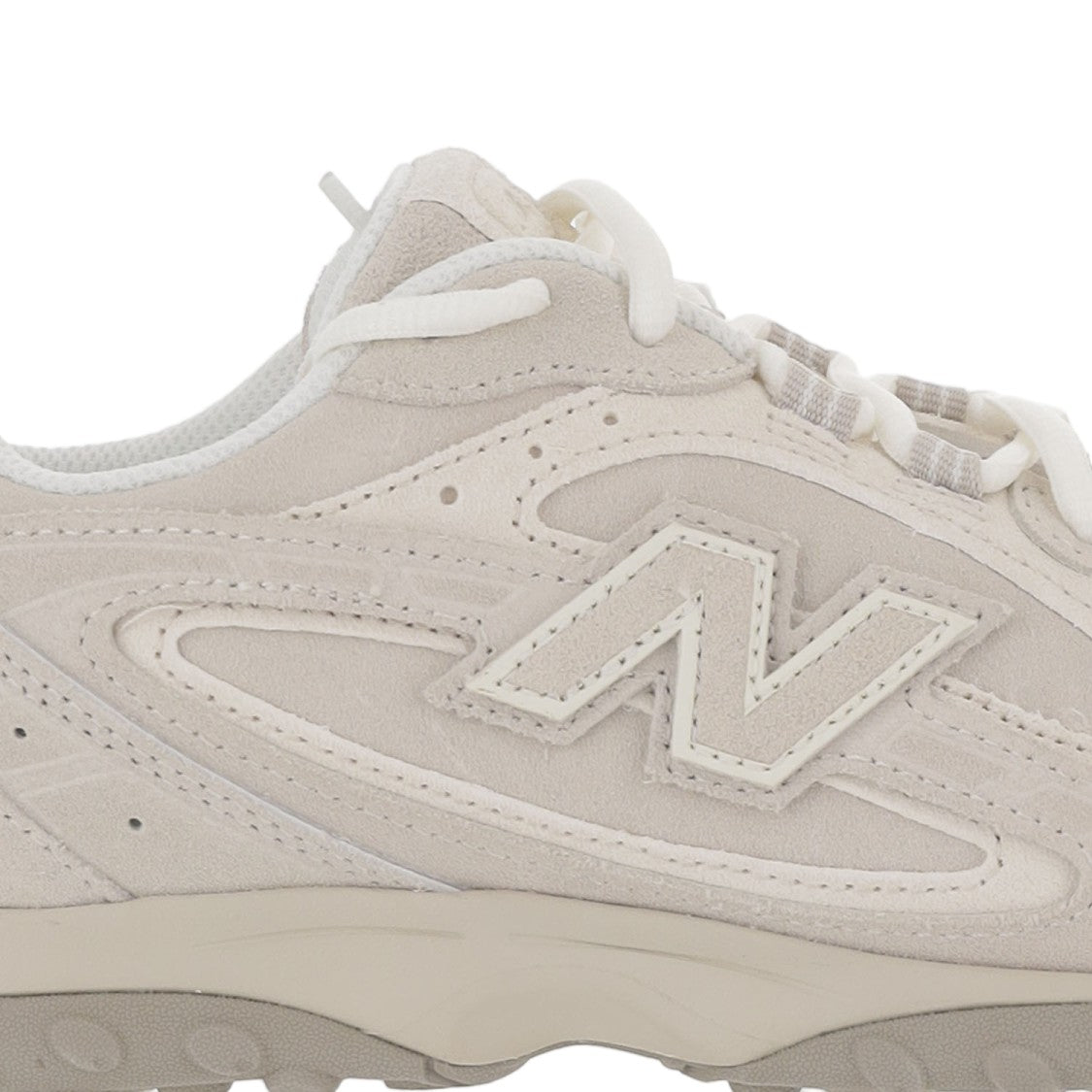 New Balance Beige 204L Panel Suede Mesh Sneakers