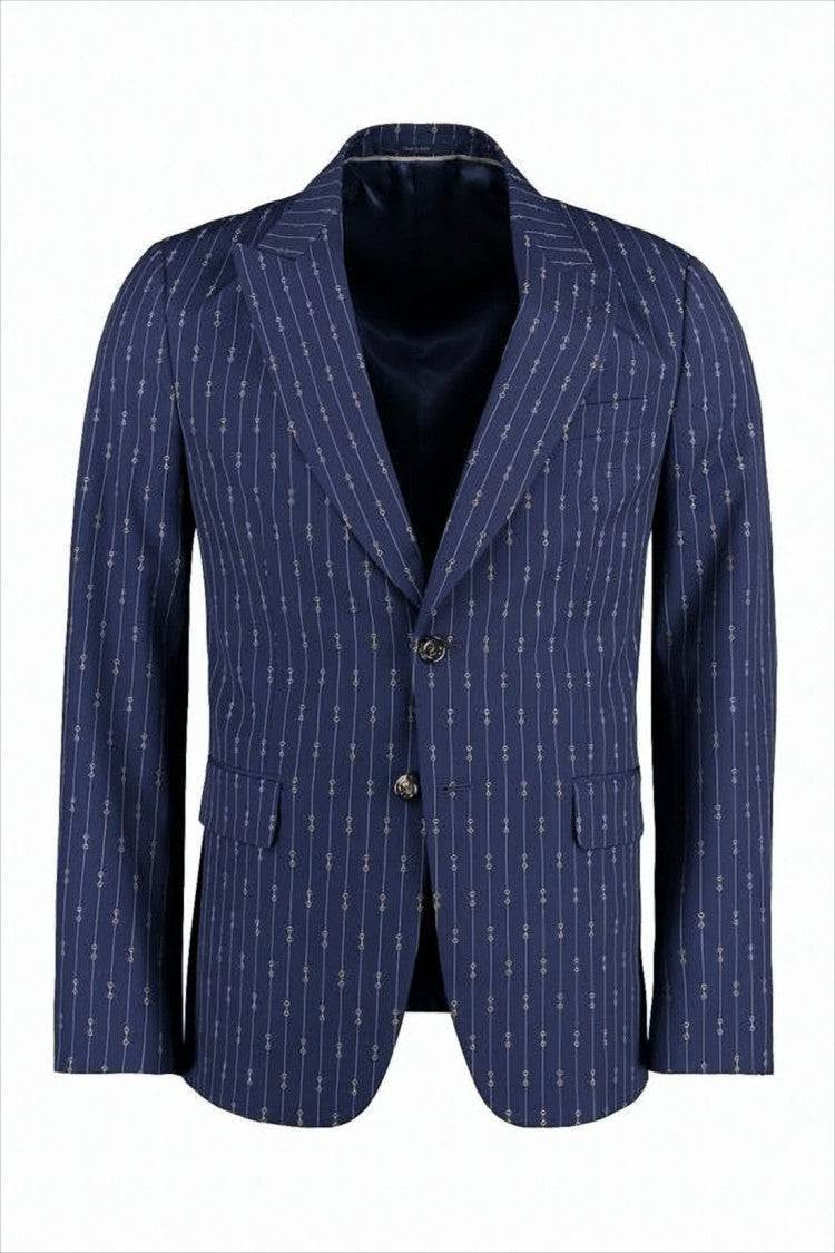 Gucci Deep Blue Tailored Suit Set