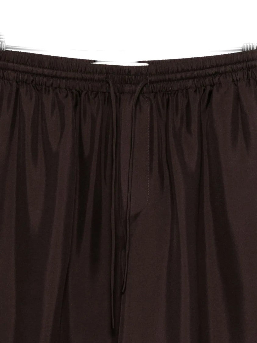 Róhe Drawstring-Waist Silk Trousers