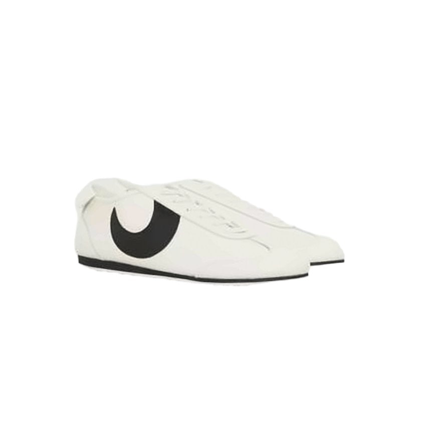 Marine Serre Low-Top Sneakers With Bold Crescent Accent