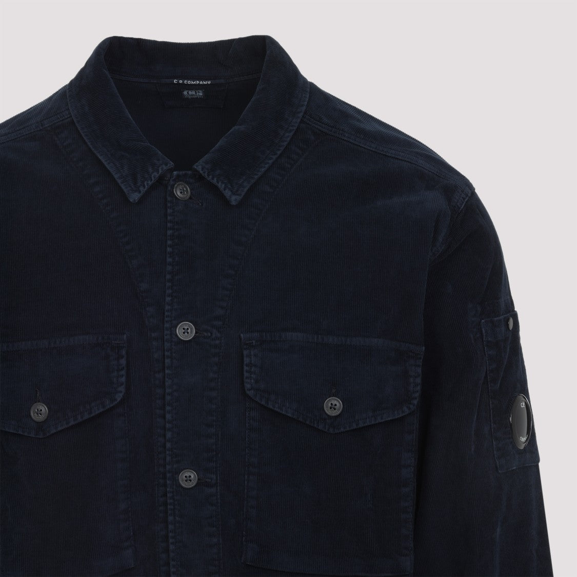 C.P. Company Corduroy Dakr Blue Cotton Overshirt