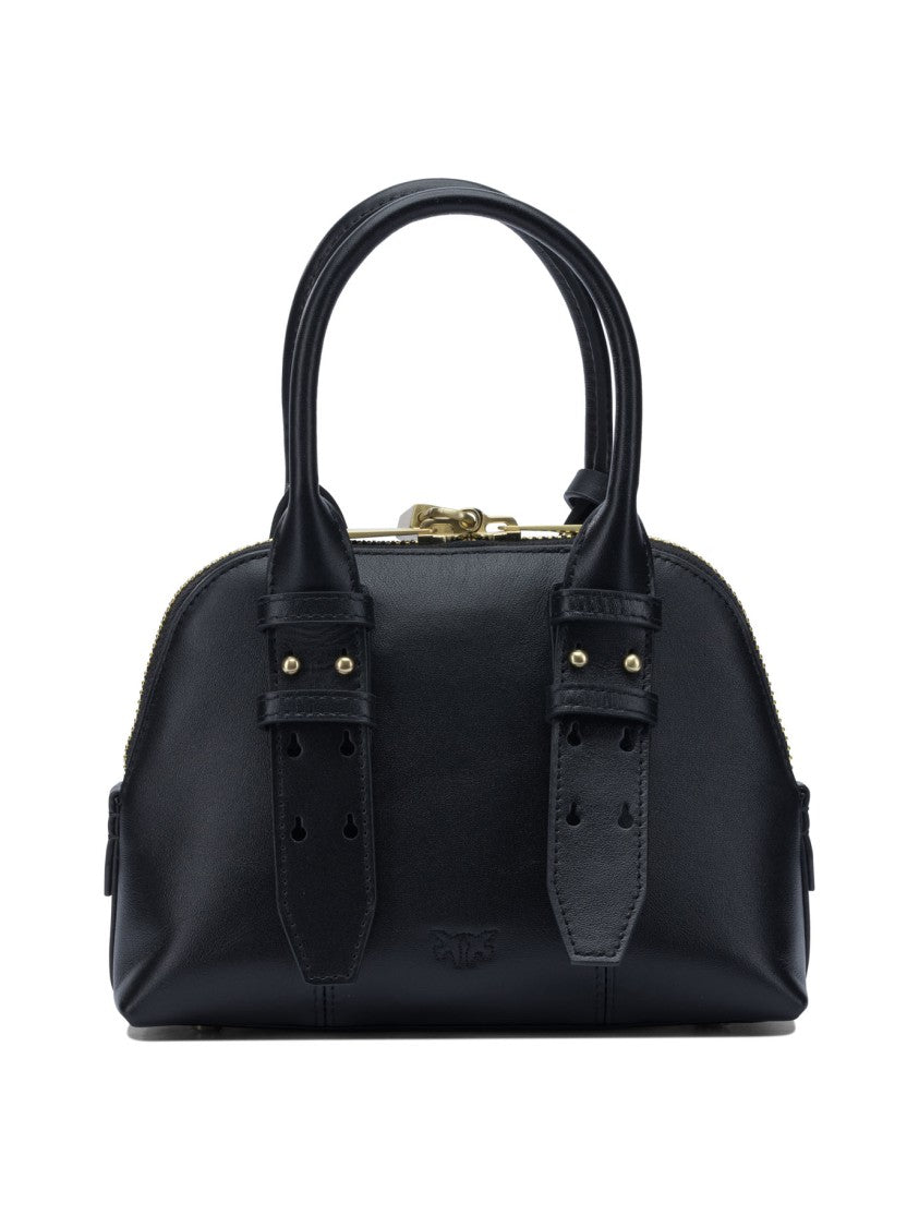 Pinko Black Leather Handbag