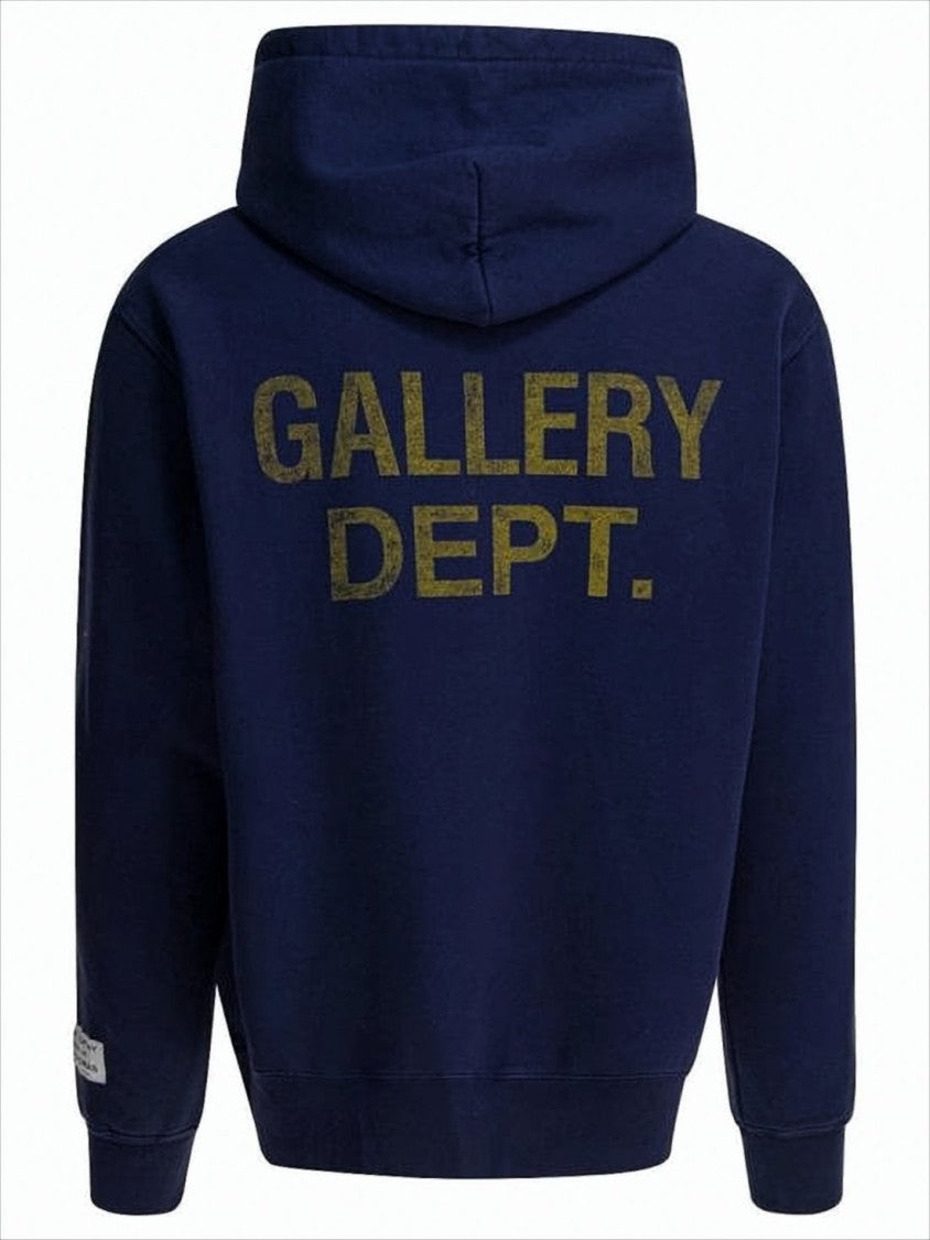 Gallery Dept. Navy Blue Relaxed Fit Hoodie
