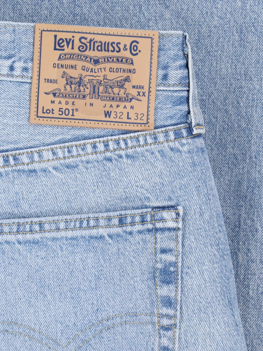 Levi's Strauss Blue 501 80S Straight-Leg Denim Jeans