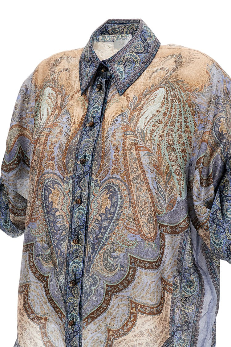 Zimmermann Wanderlust Short Sleeve Shirt