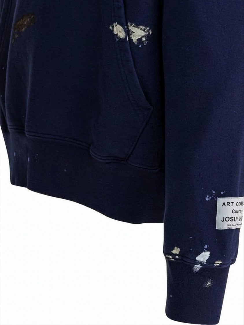 Gallery Dept. Navy Blue Relaxed Fit Hoodie