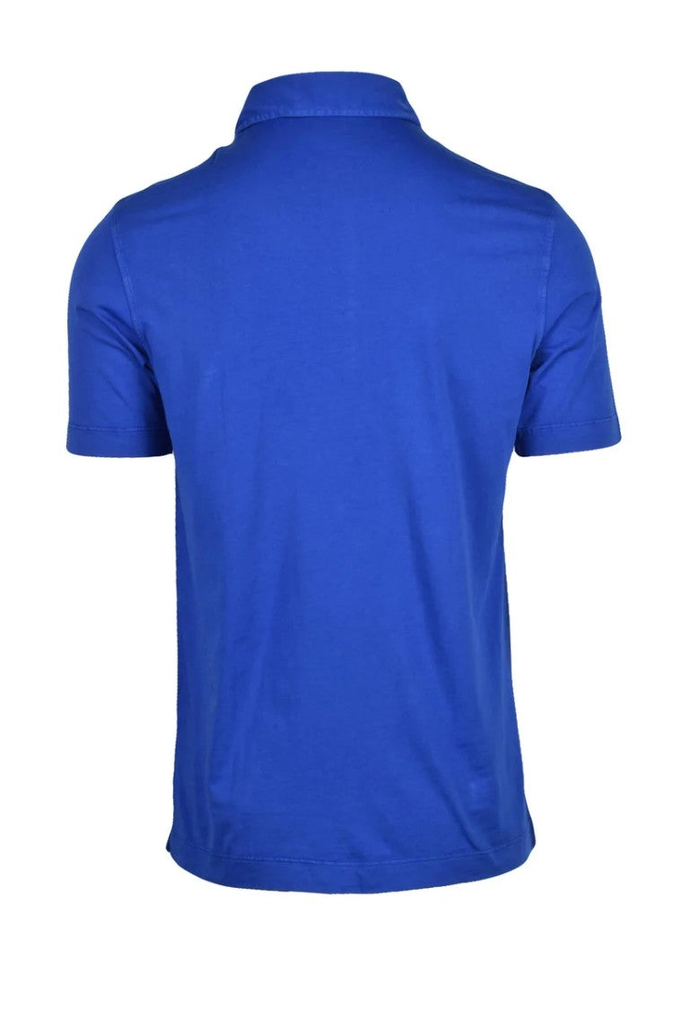 Drumohr Blue Cotton Men Polo