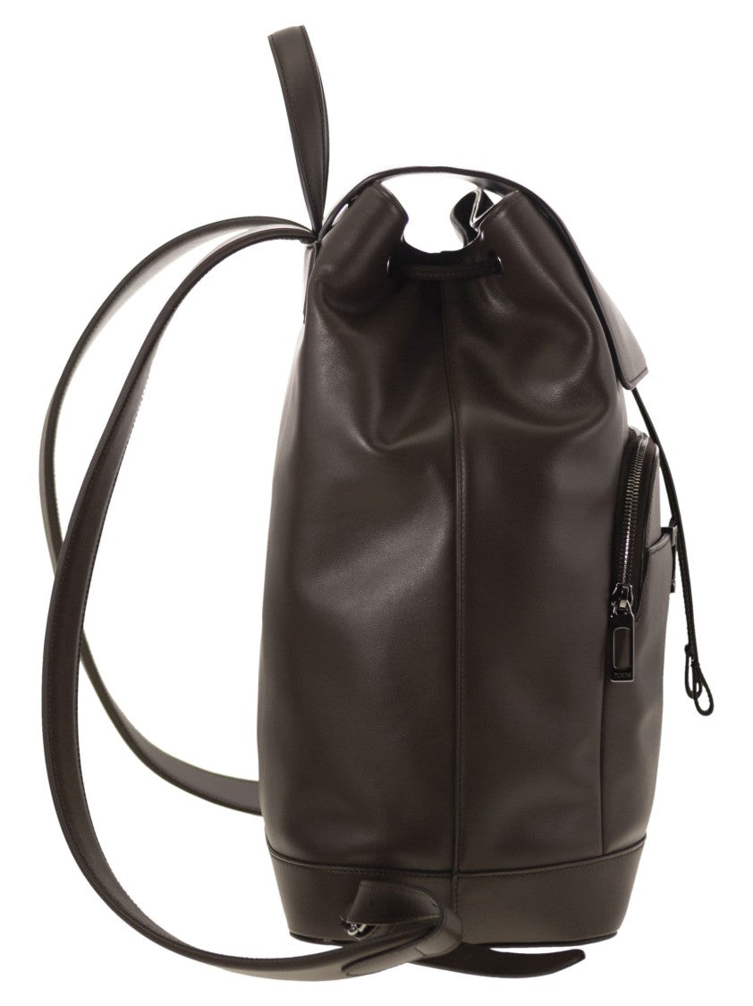 Tod's T Timeless Medium Leather Backpack