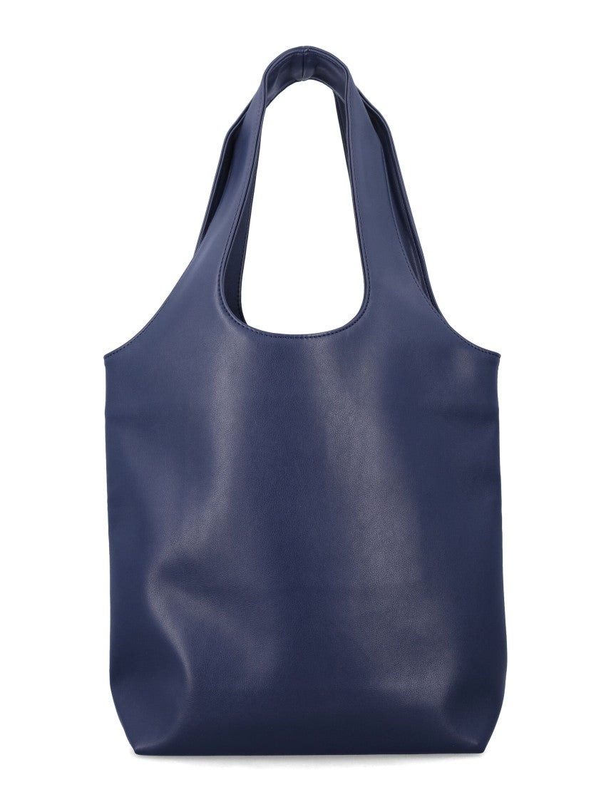 A.P.C. White Recycled Leather Ninon Small Tote