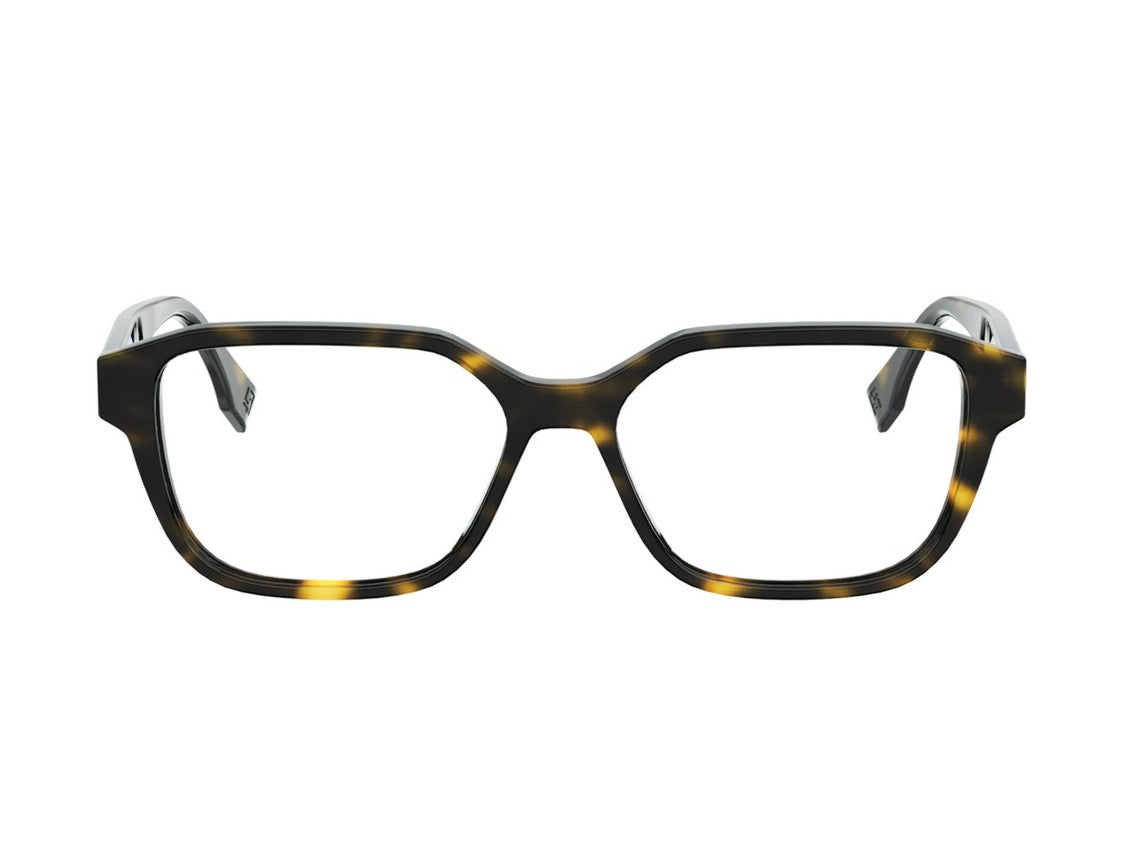 Fendi Tortoiseshell Fe50132i Oversized Square Eyeglasses