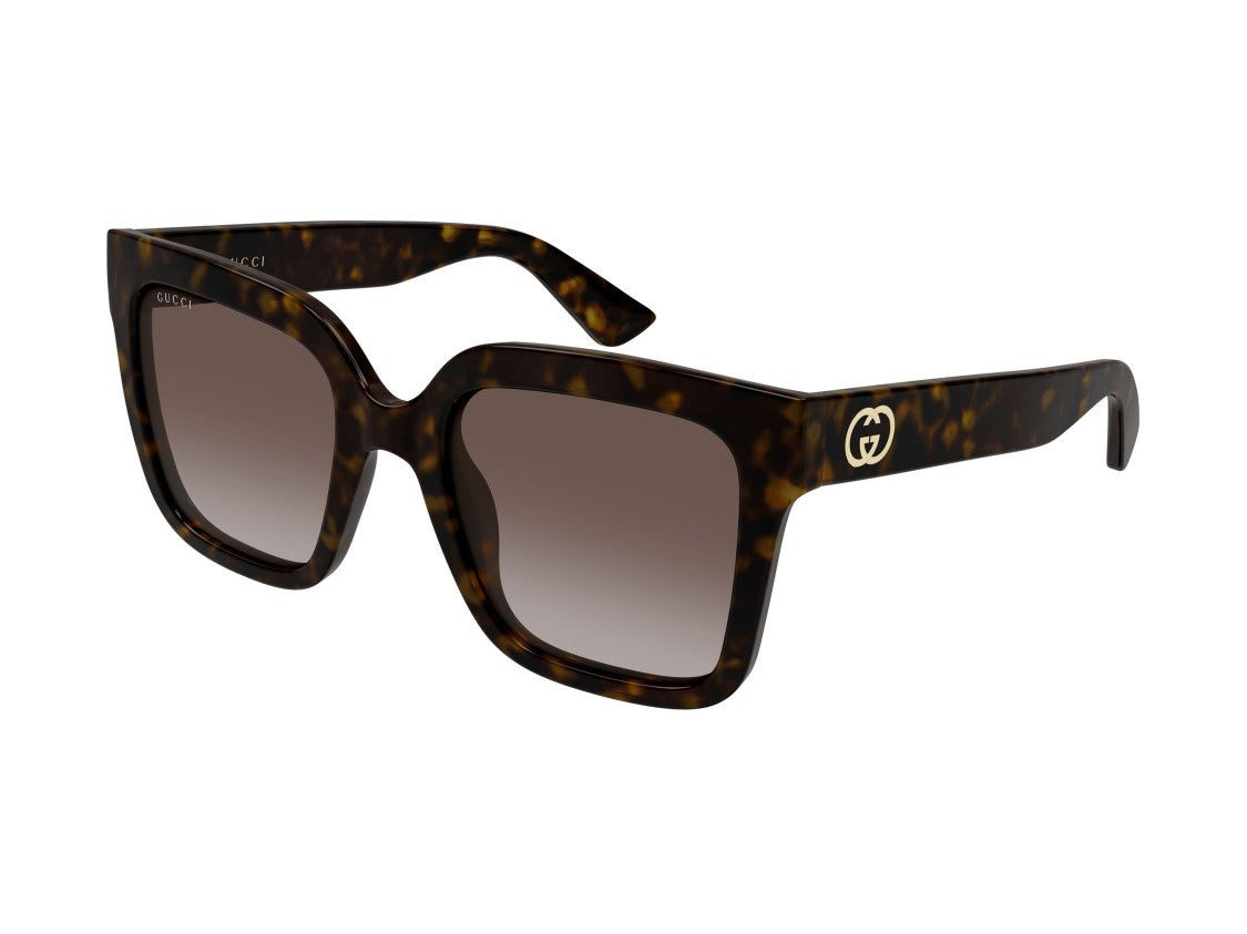 Gucci Tortoiseshell Gg2190s Oversized Sunglasses
