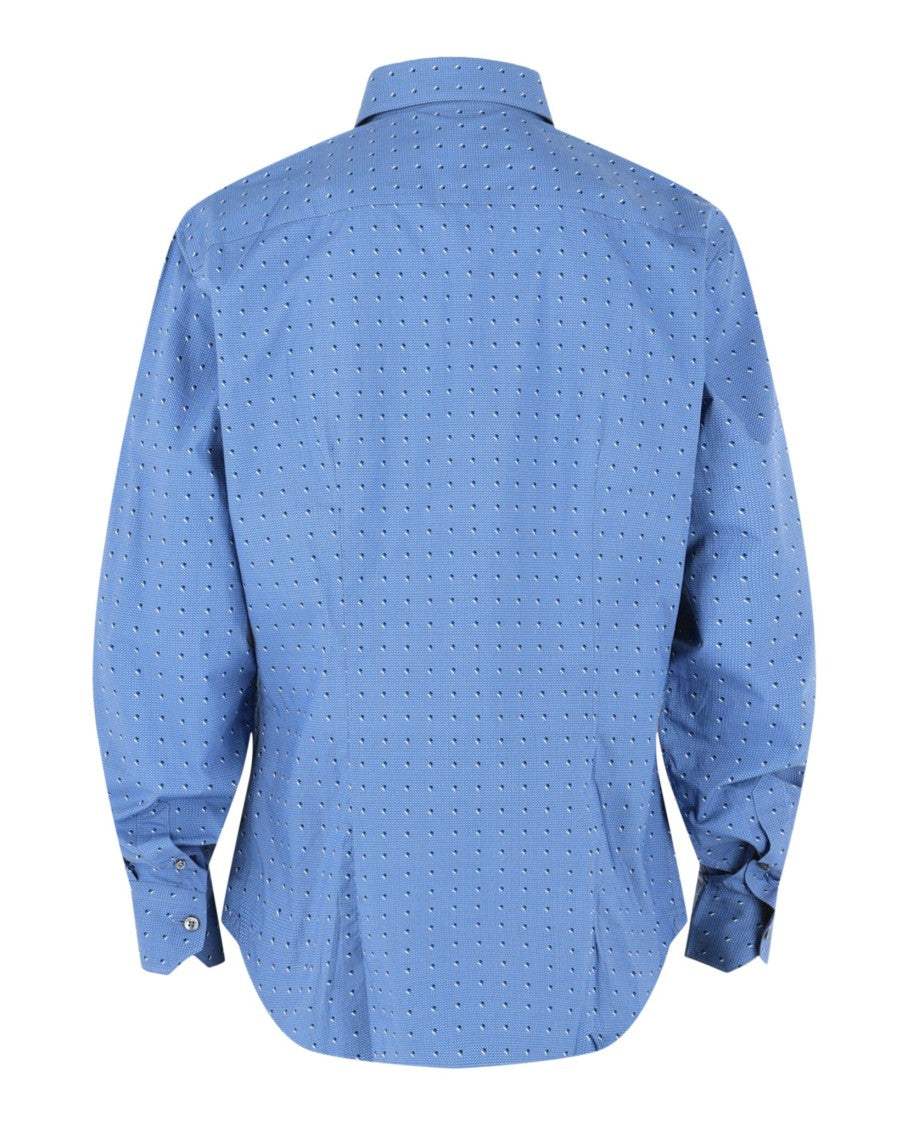 Brioni Micro-Check Button-Up Shirt