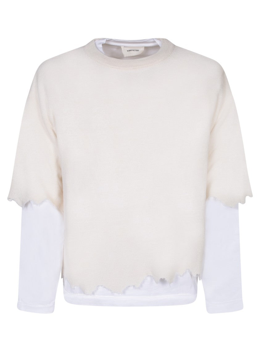 Atomo Factory White Crew Neck T-Shirt