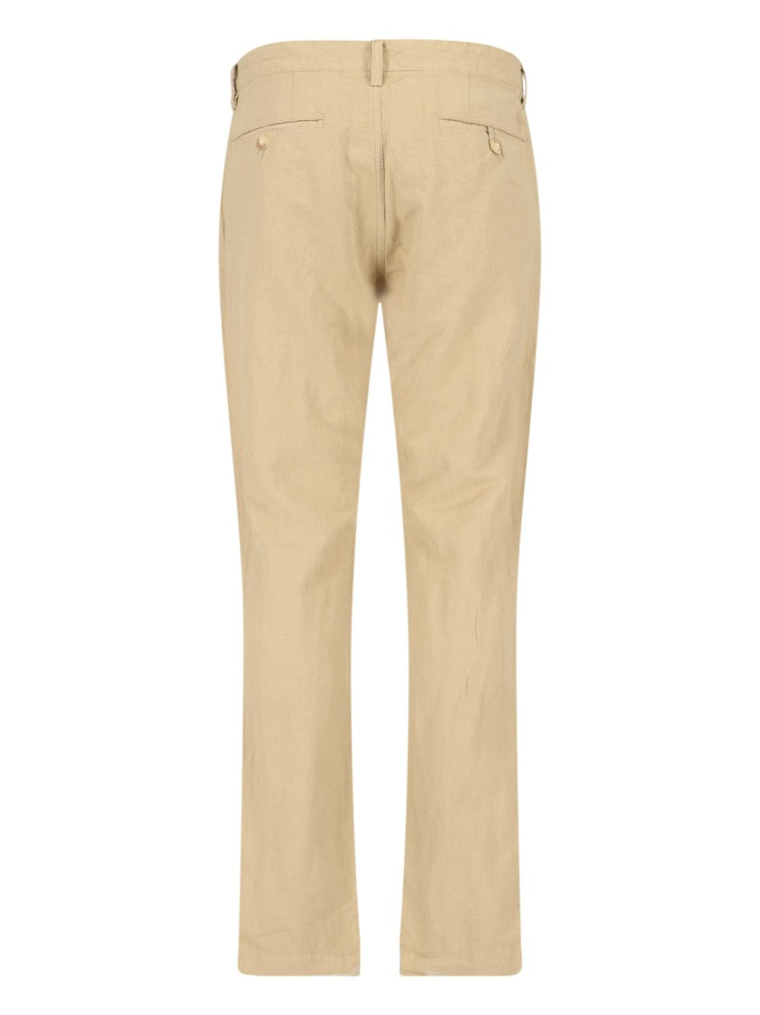 Polo Ralph Lauren Straight-Leg Beige Pants With Tailored Fit
