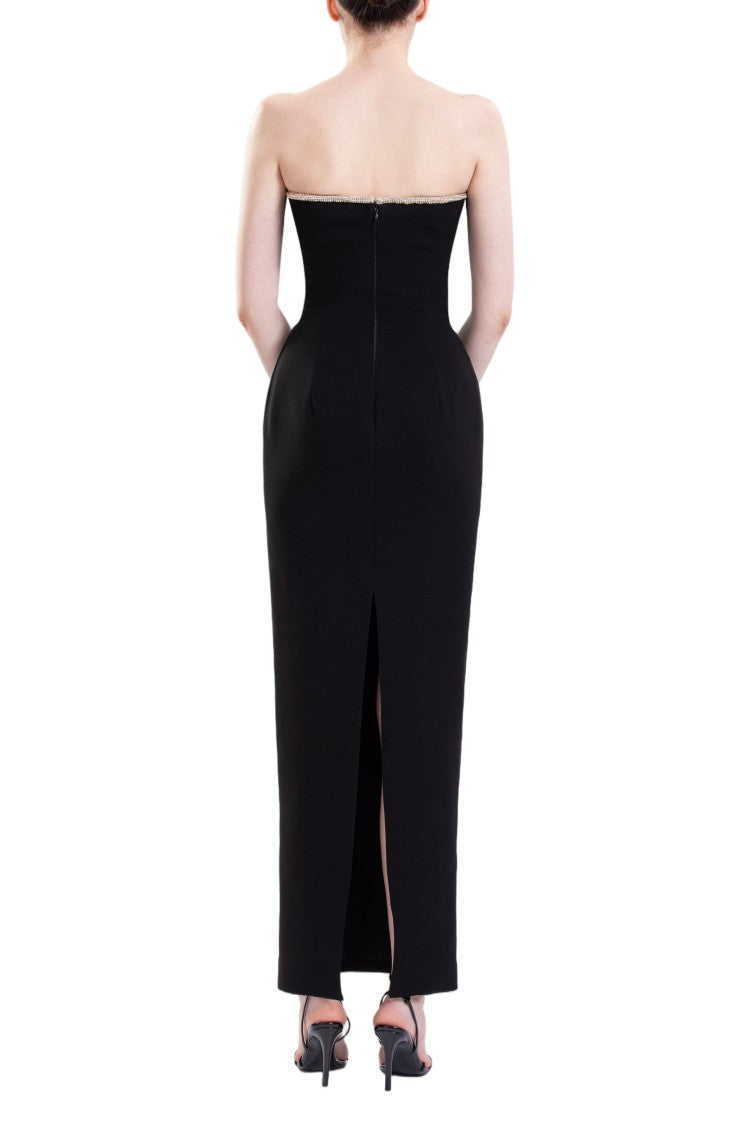 Saiid Kobeisy Strapless Dress With Crystal Embellishment