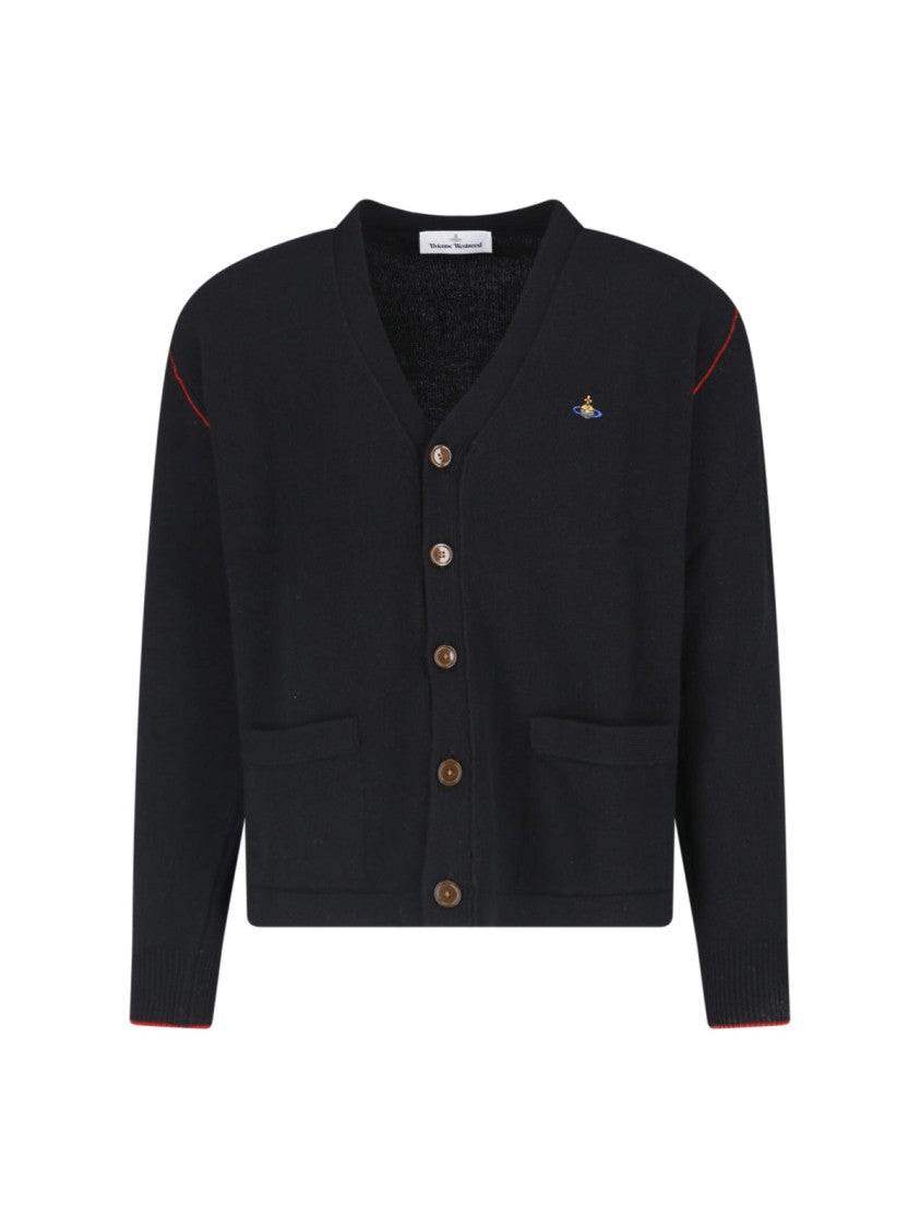 Vivienne Westwood Black Crew Neck Fitted Sweater