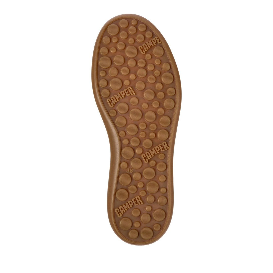Camper Strobel Beige Perforated Pigskin Sneakers