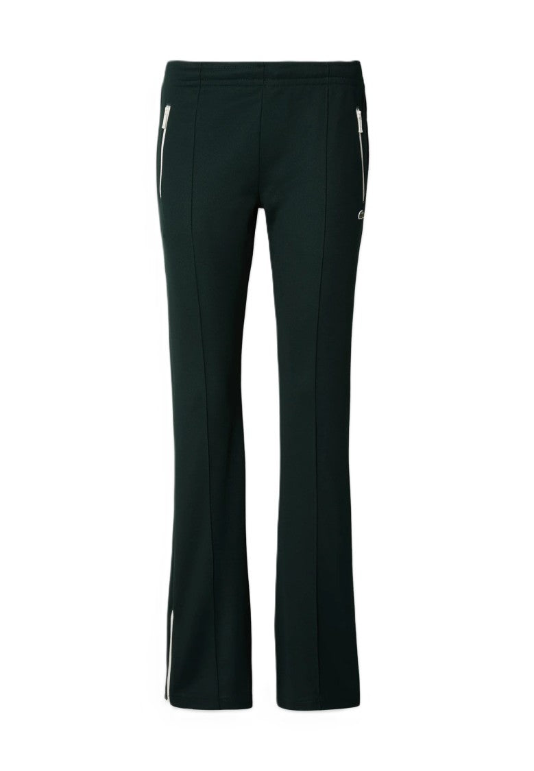 Lacoste Flared Hem Zipper Accents Straight-Leg Pants
