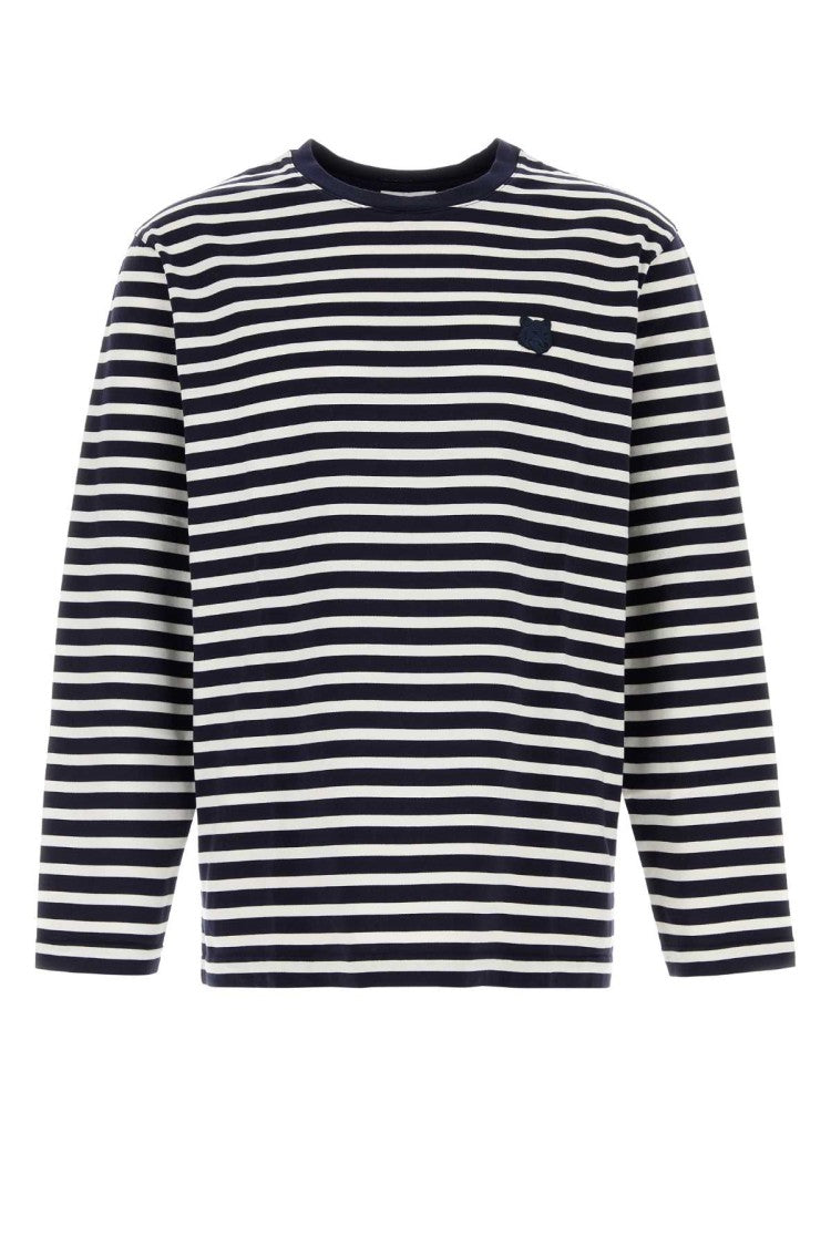 Maison Kitsuné Embroidered Cotton Oversize T-Shirt