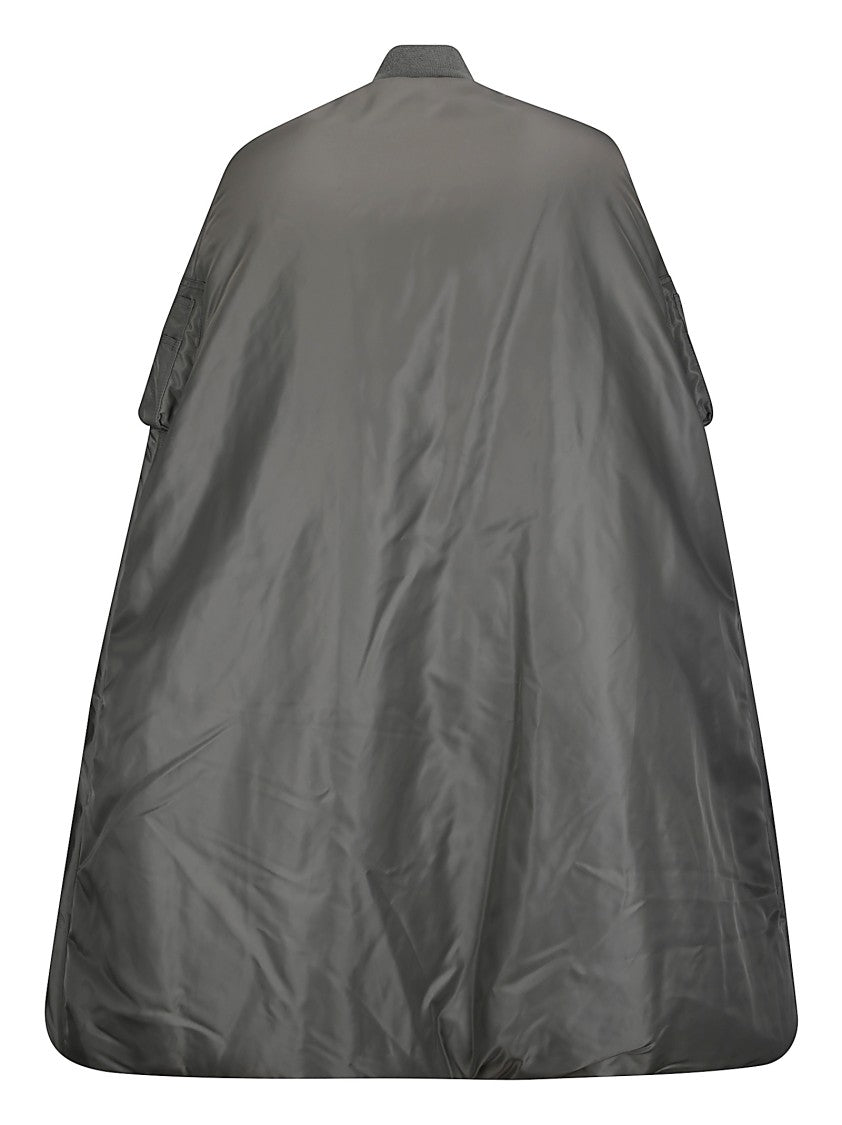 Junya Watanabe Padded Bomber Jacket With Double-Slider Zipper And Elastic Knit Details