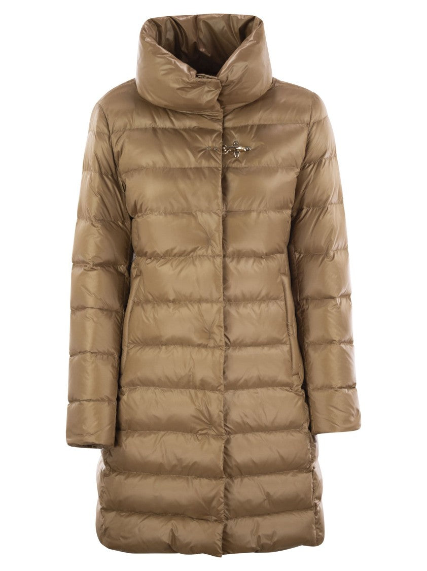 Fay Long Down Jacket With Hook