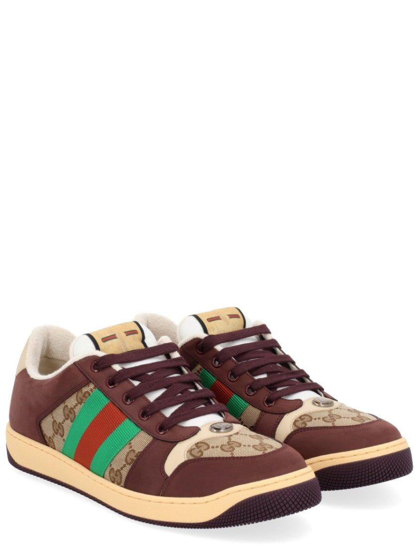 Gucci Screener Monogram Low-Top Sneakers