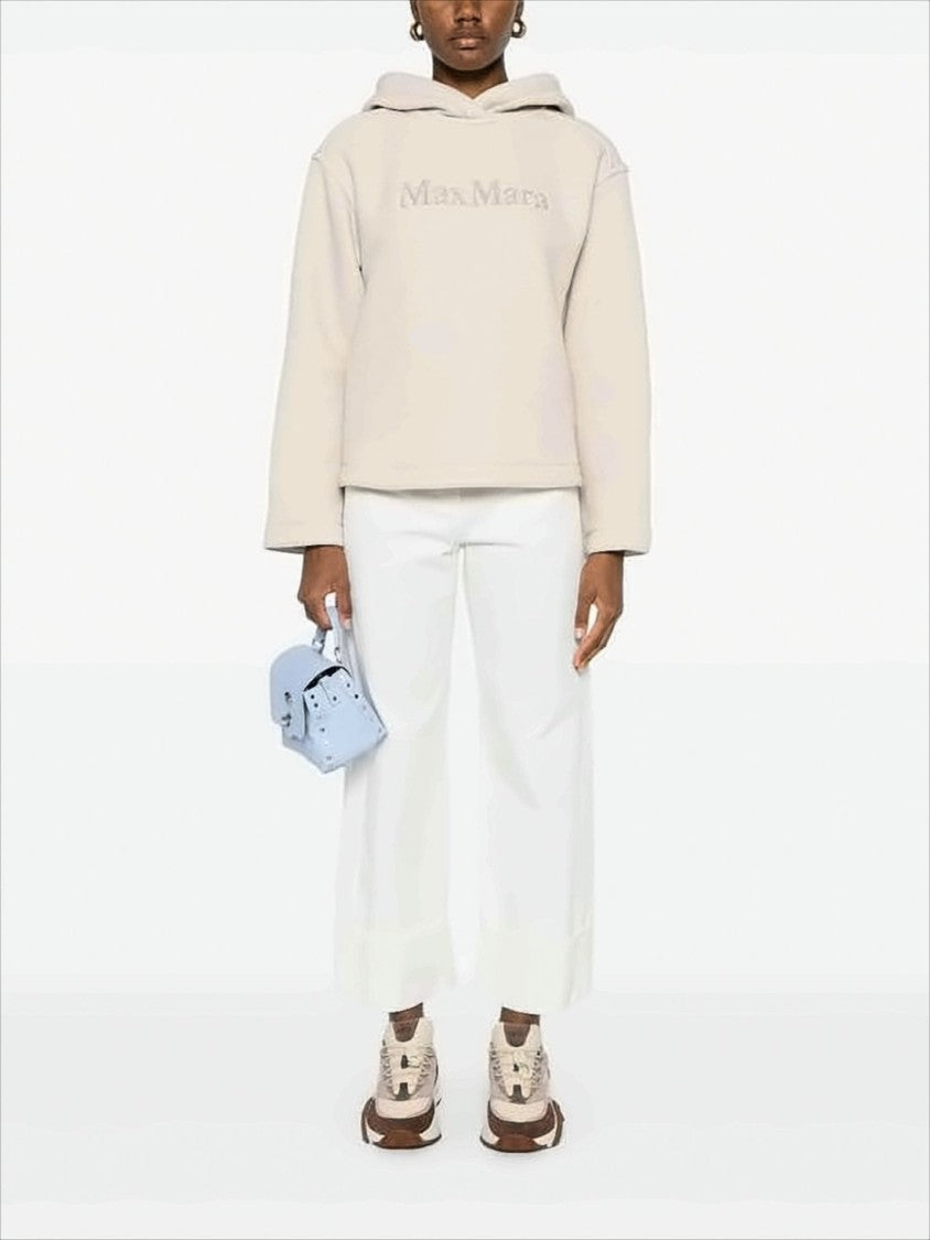 Max Mara Relaxed Fit Cropped Hoodie
