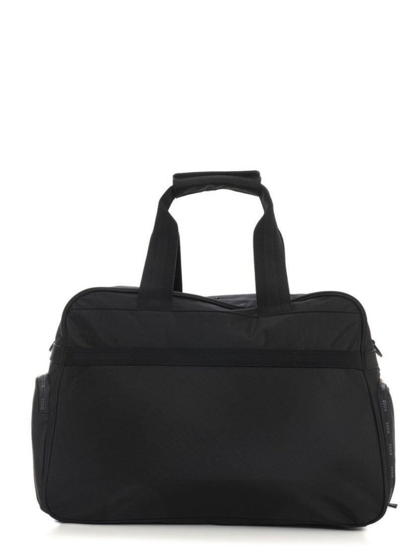 Boss Black Recycled Polyester Logo Duffle Bag