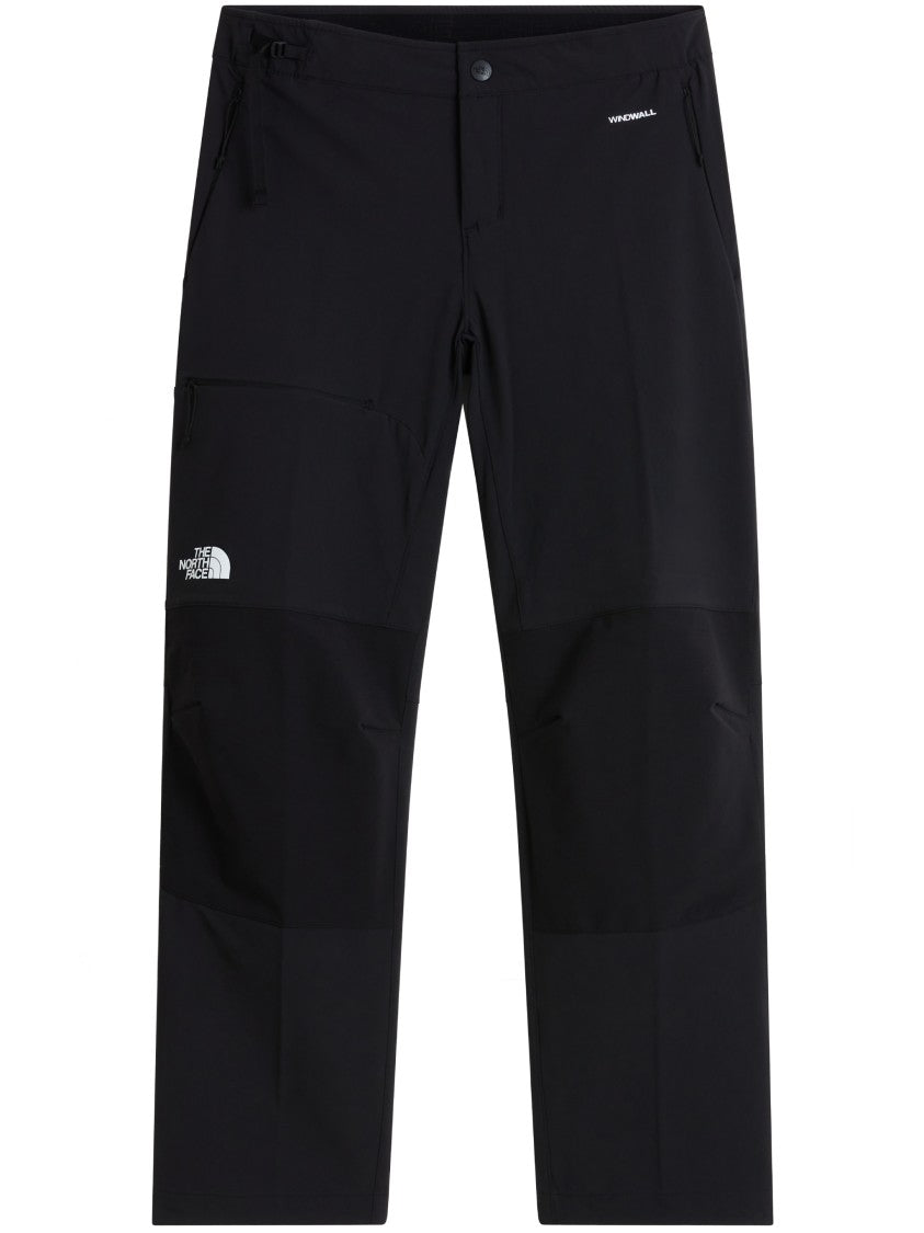 The North Face Reinforced Straight Pants With Knee Panels And Zippered Pockets