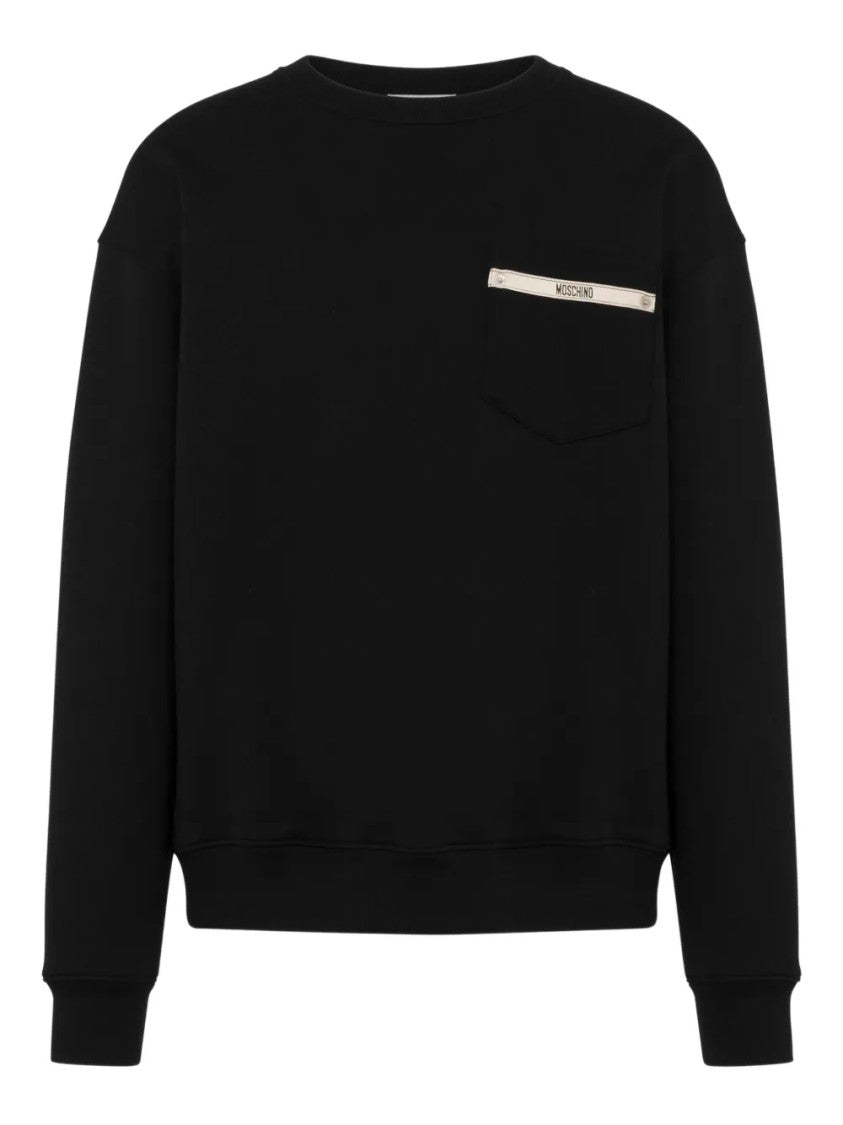 Moschino Relaxed-Fit Ribbed Cuffs Hem Sweatshirt