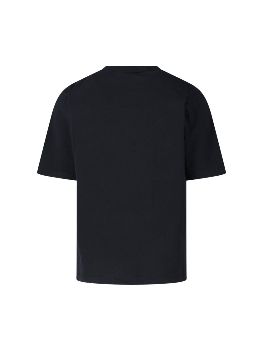 Dsquared2 Logo T-Shirt With Embroidery – Black
