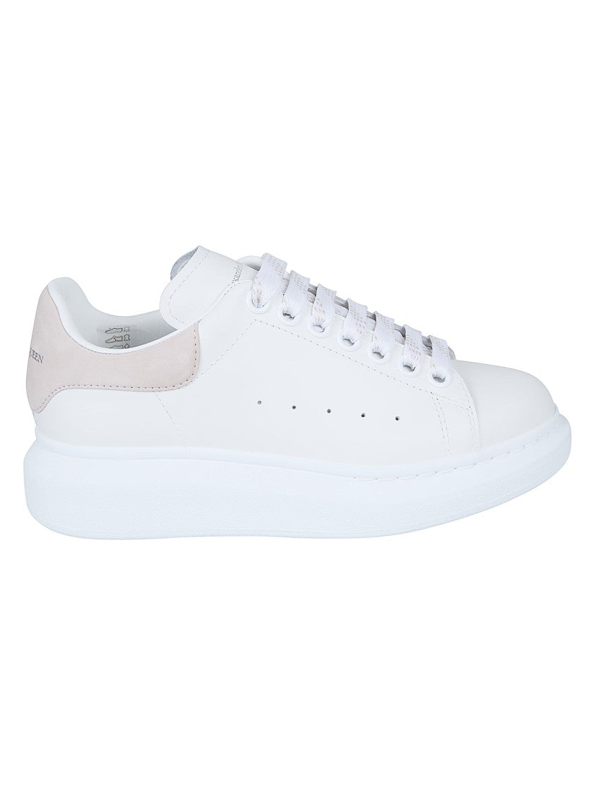 Alexander Mcqueen Low-Top Sneakers In White Calf Leather