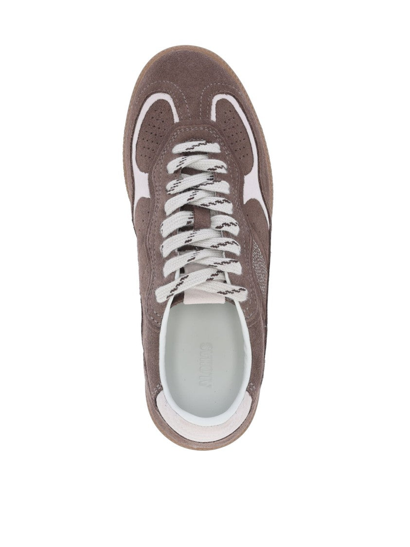 Alohas Taupe Tb.490 Rife Calf Suede Sneakers