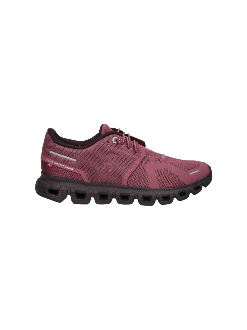 On Burgundy Cloud 6 Sneakers