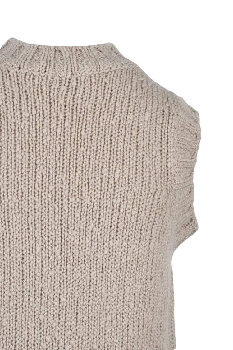 Eleventy Sleeveless Bouclé Dress - Beige