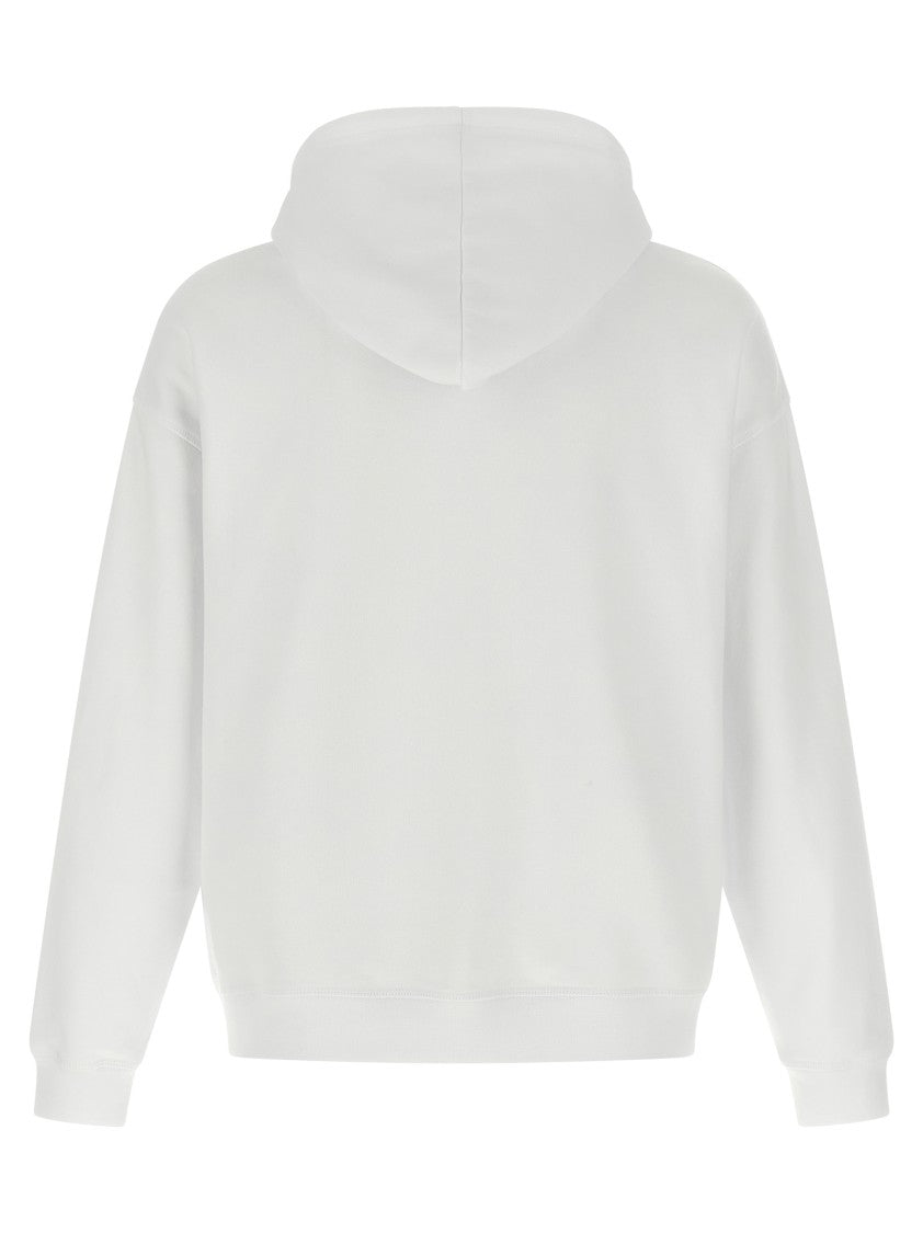 Dsquared2 Fleece Cotton Hoodie With Bold Graphic Print