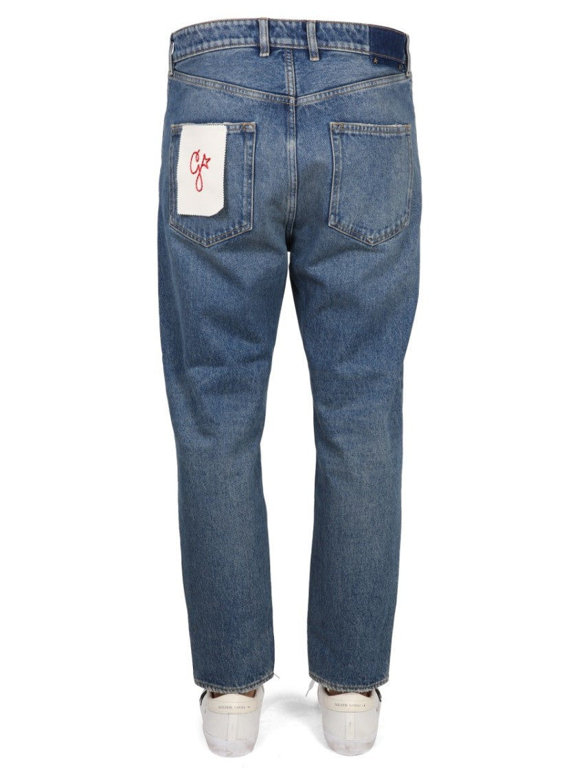 Golden Goose Light Wash Straight Leg Jeans