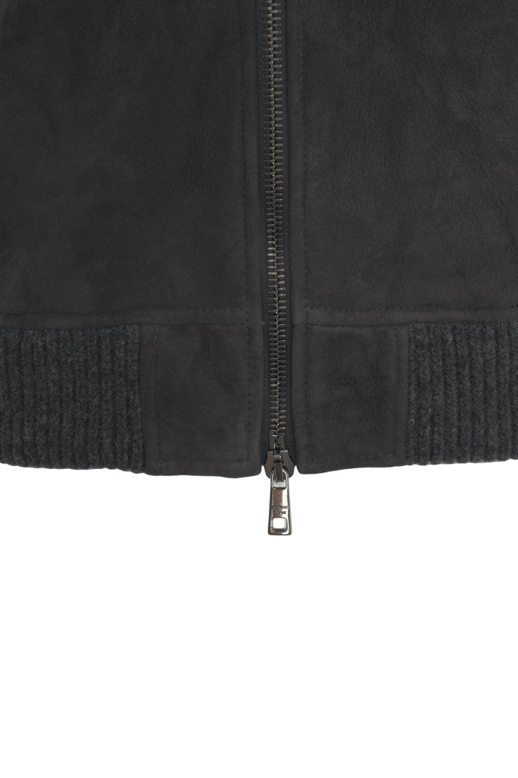 Giorgio Brato Suede Bomber Jacket