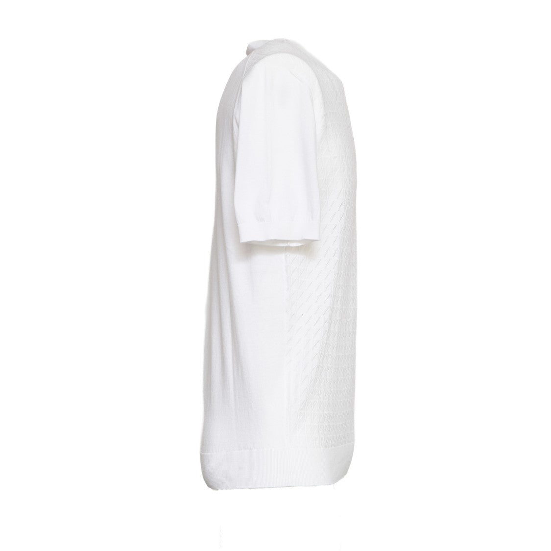 Fedeli Felipe Giza Cotton V-Neck Polo Shirt