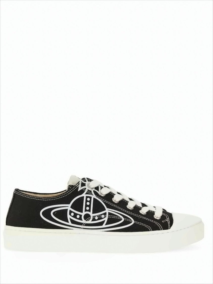 Vivienne Westwood Low-Top Sneakers With Distinctive Graphic Logo