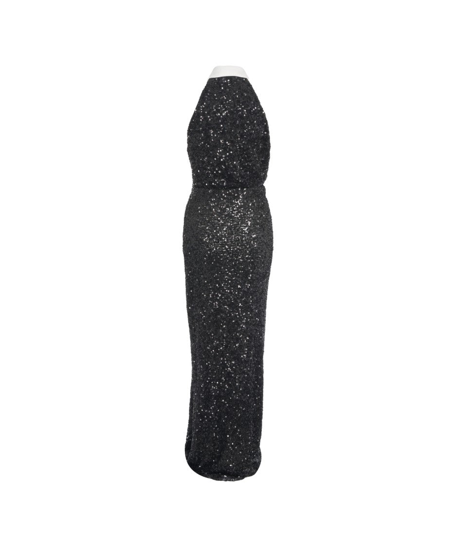 Elisabetta Franchi Red Carpet Sequin Dress