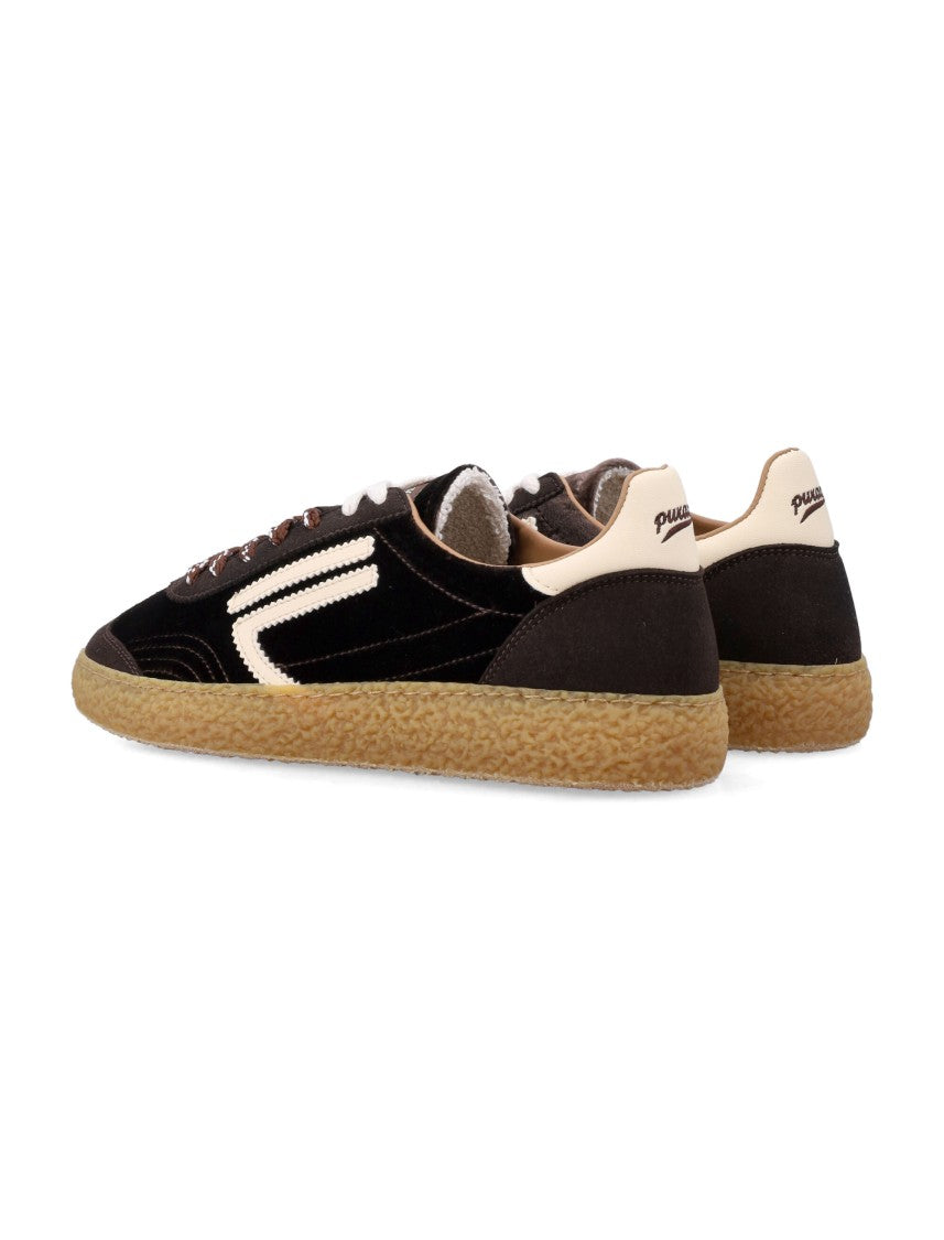 Puraai Xs Velvet Suede-Effect Sneakers