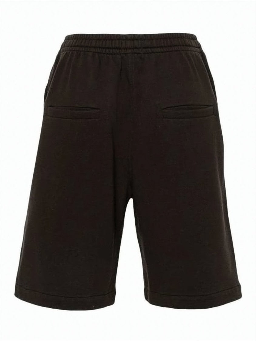 Isabel Marant Relaxed Fit Black Shorts With Drawstring Waistband