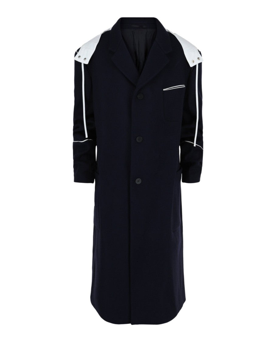 Ferragamo Single-Breasted Hooded Coat
